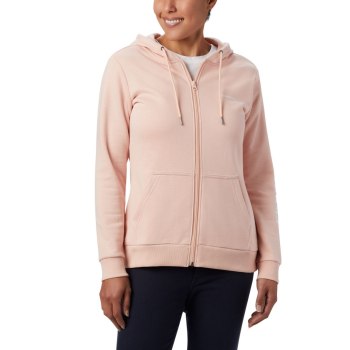 Columbia Hoodie Dames, Logo Full Zip Roze, 17YKWVTJR